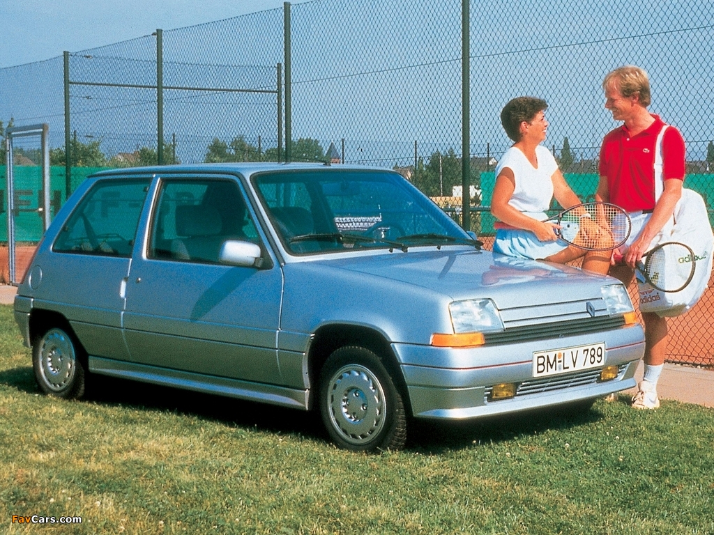 Renault 5 GTX 1987–91 pictures (1024 x 768)