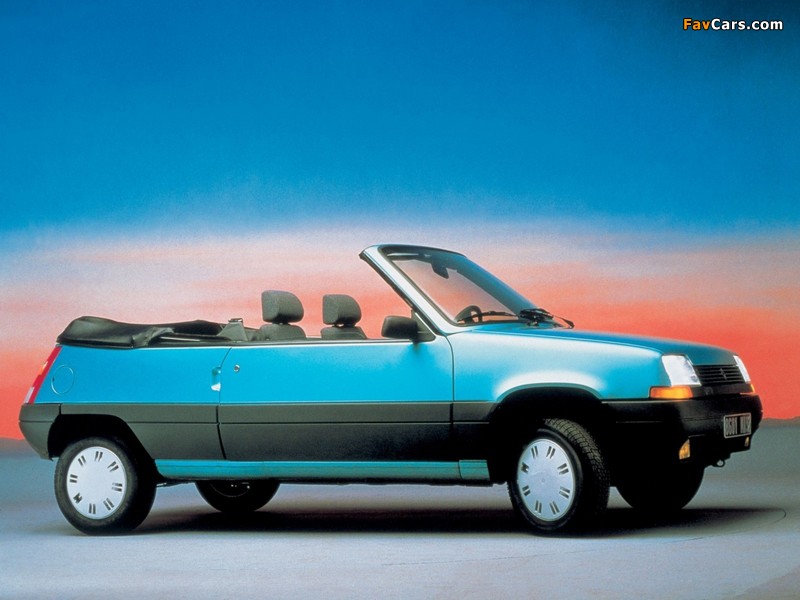 Renault 5 Convertible 1989 photos (800 x 600)
