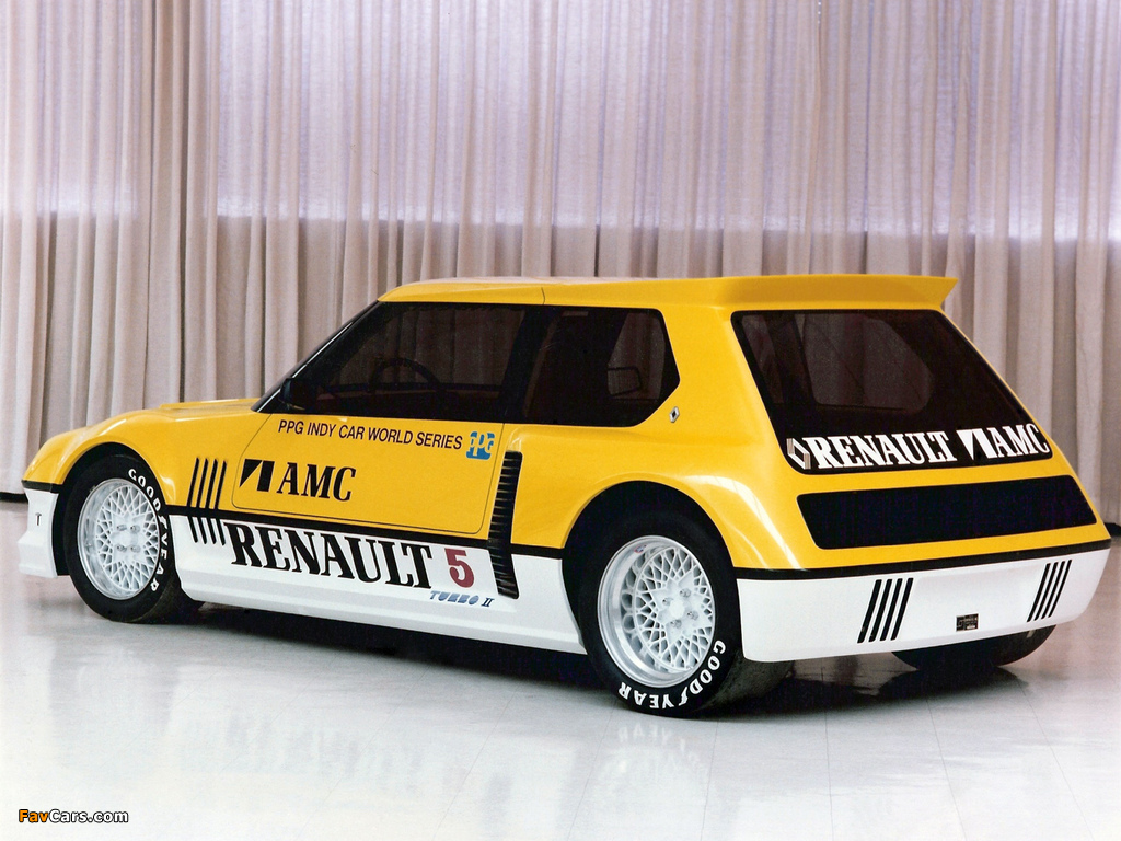 Renault 5 Turbo II PPG Indy Pace Car 1982 wallpapers (1024 x 768)