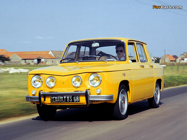 Renault 8 S 1969–71 wallpapers (640 x 480)