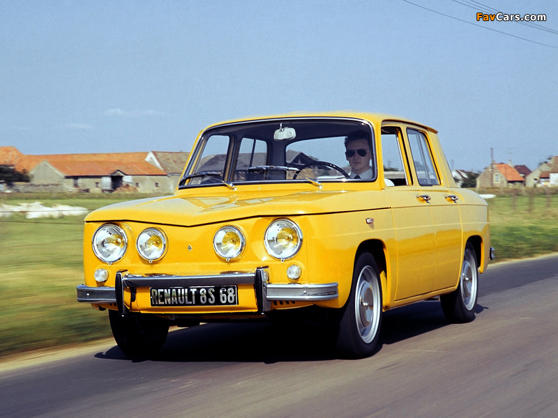 Renault 8 S 1969–71 wallpapers (800 x 600)