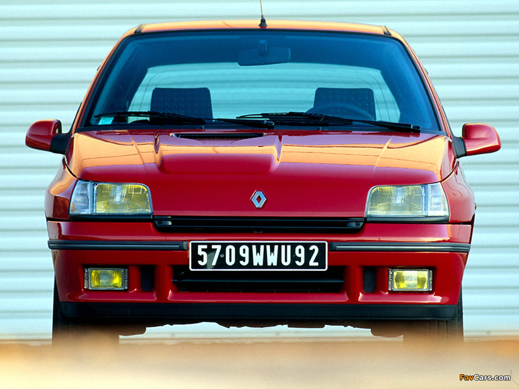 Images of Renault Clio 16S 1993–97 (1024 x 768)