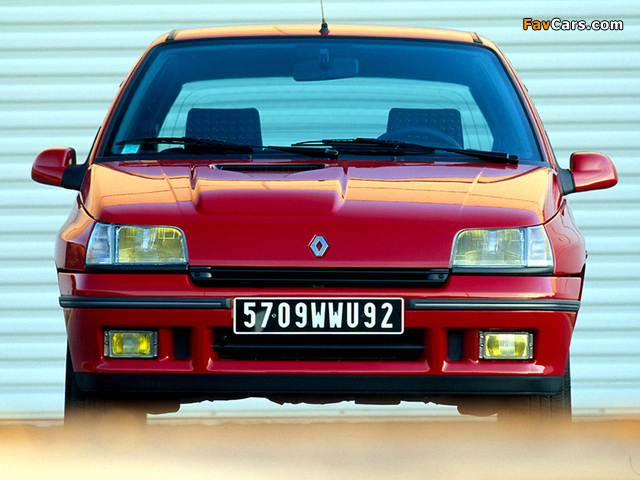 Images of Renault Clio 16S 1993–97 (640 x 480)