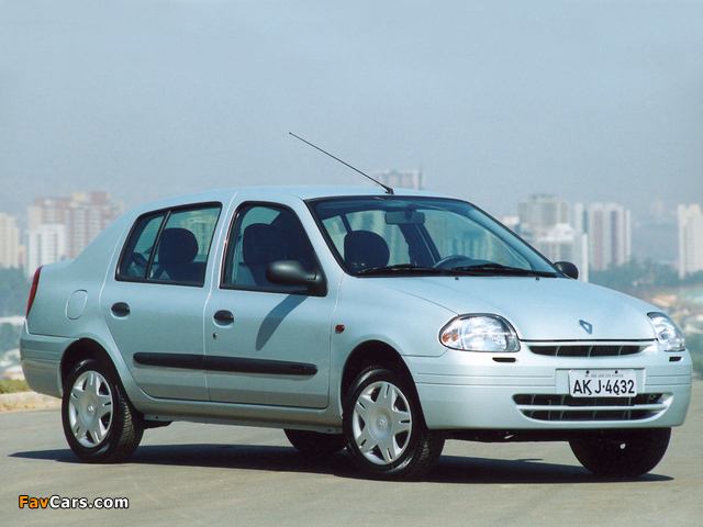 Images of Renault Clio Sedan BR-spec 2000–03 (640 x 480)