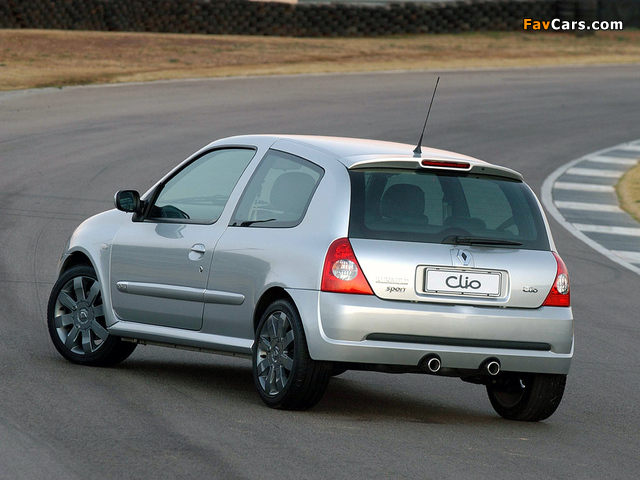 Images of Renault Clio Sport ZA-spec 2002–05 (640 x 480)