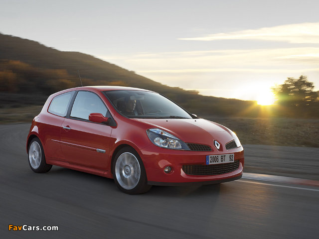Images of Renault Clio RS 2006–09 (640 x 480)