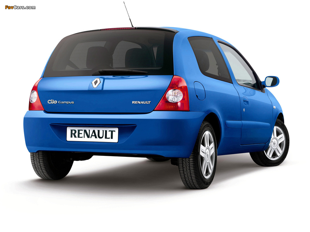 Images of Renault Clio Campus 3-door 2006–09 (1024 x 768)