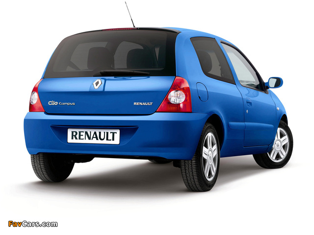Images of Renault Clio Campus 3-door 2006–09 (640 x 480)
