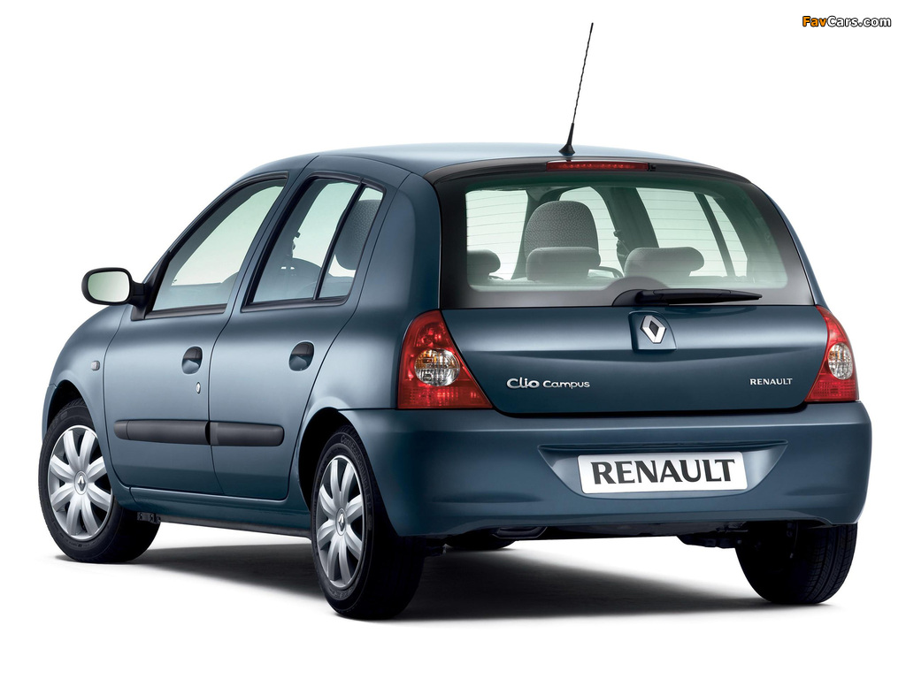 Images of Renault Clio Campus 5-door 2006–09 (1024 x 768)