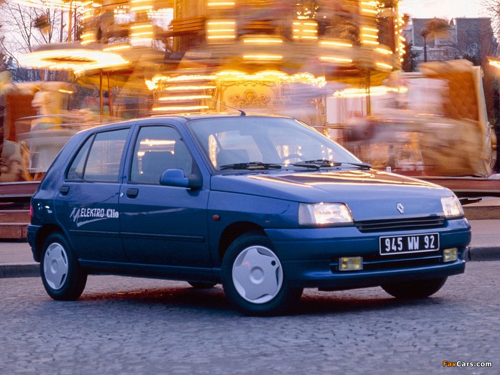 Photos of Renault Clio Electric 1992 (1024 x 768)
