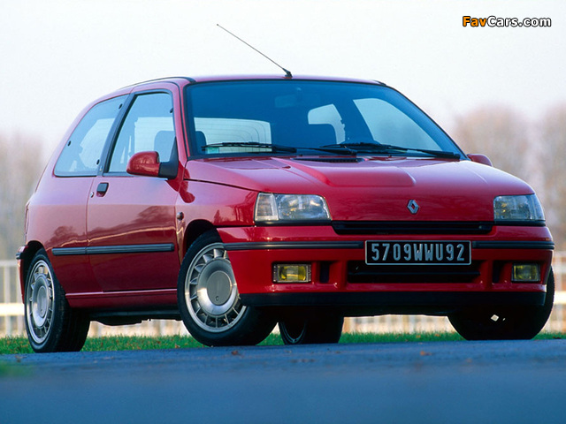 Photos of Renault Clio 16S 1993–97 (640 x 480)