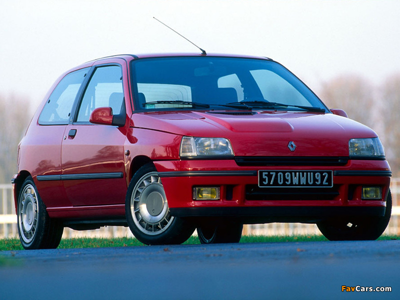 Photos of Renault Clio 16S 1993–97 (800 x 600)