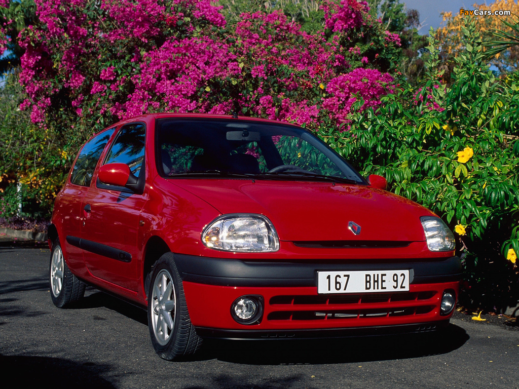 Photos of Renault Clio 3-door 1998–2001 (1024 x 768)
