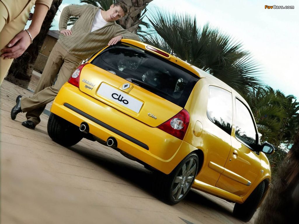 Photos of Renault Clio RS 2002–05 (1024 x 768)