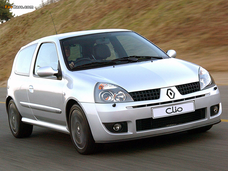 Photos of Renault Clio Sport ZA-spec 2002–05 (800 x 600)