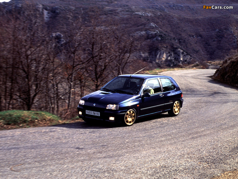 Renault Clio Williams 1993 photos (800 x 600)