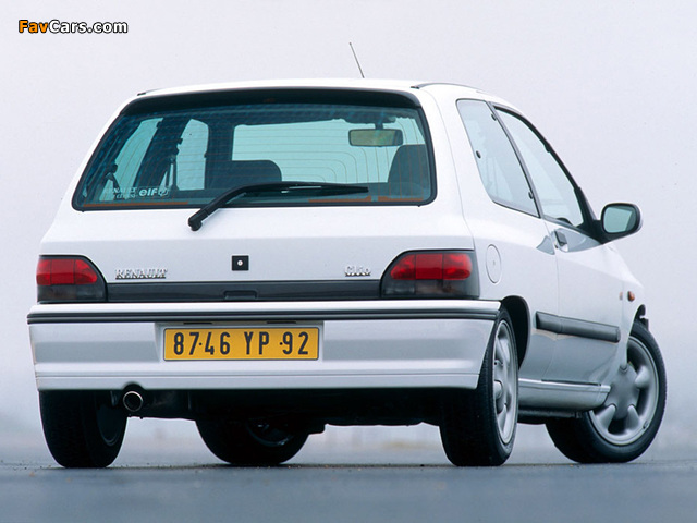 Renault Clio 16S 1994–96 wallpapers (640 x 480)