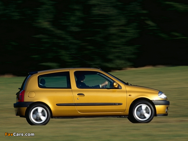 Renault Clio 3-door 1998–2001 photos (640 x 480)