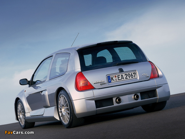 Renault Clio V6 Sport 1999–2001 wallpapers (640 x 480)