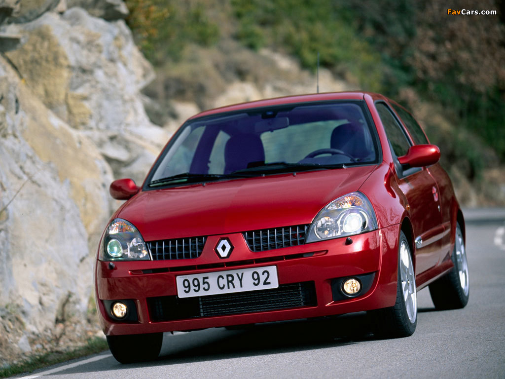 Renault Clio RS 2002–05 images (1024 x 768)