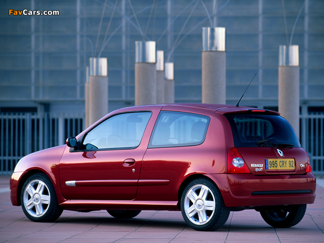 Renault Clio RS 2002–05 images (640 x 480)