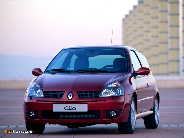 Renault Clio RS 2002–05 photos (640 x 480)