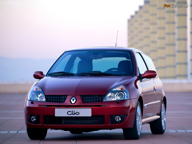 Renault Clio RS 2002–05 photos (800 x 600)