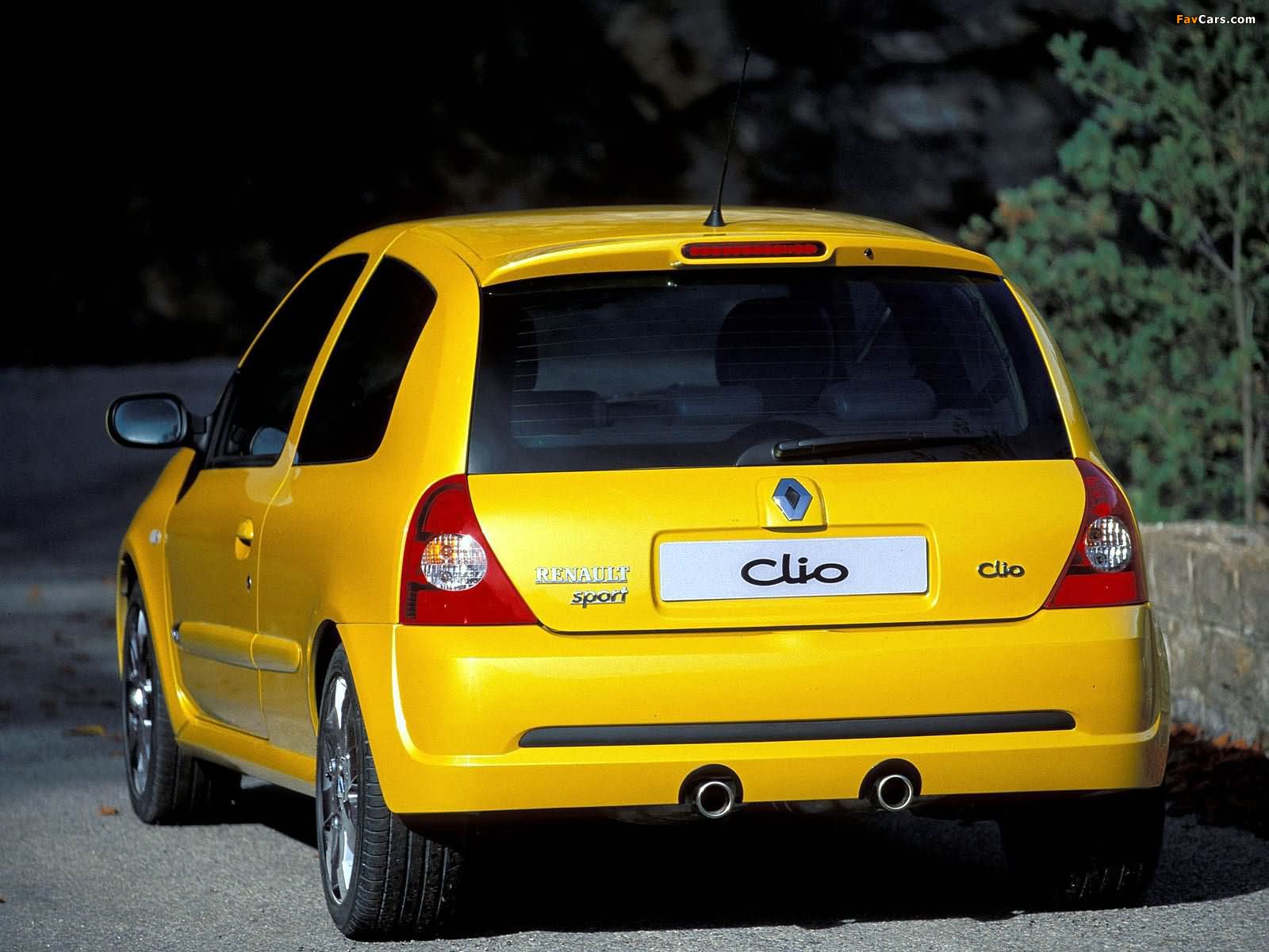 Renault Clio RS 2002–05 pictures (1600 x 1200)