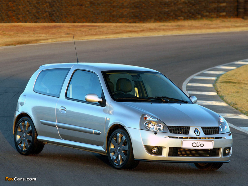Renault Clio Sport ZA-spec 2002–05 pictures (800 x 600)