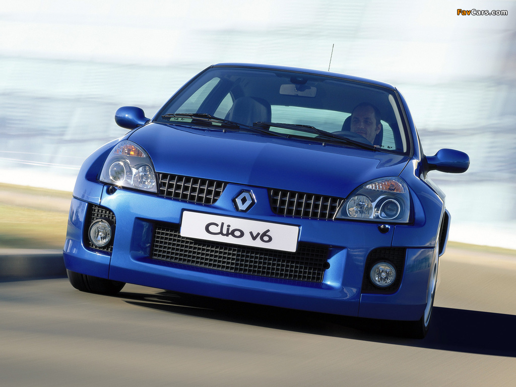 Renault Clio V6 Sport 2003–04 images (1024 x 768)