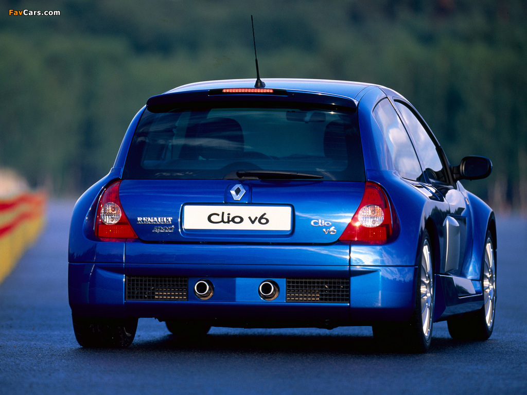 Renault Clio V6 Sport 2003–04 pictures (1024 x 768)