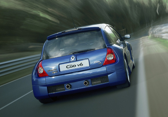 Renault Clio V6 Sport 2003–04 wallpapers