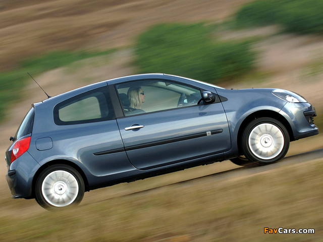 Renault Clio 3-door ZA-spec 2006–09 images (640 x 480)