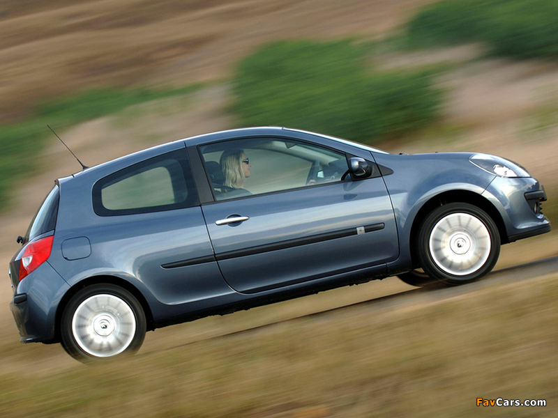 Renault Clio 3-door ZA-spec 2006–09 images (800 x 600)