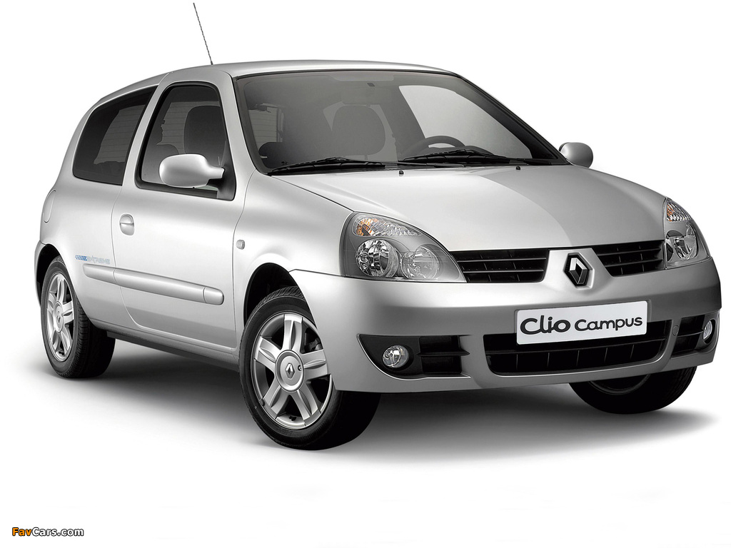 Renault Clio Campus 3-door 2006–09 images (1024 x 768)