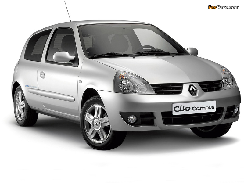 Renault Clio Campus 3-door 2006–09 images (800 x 600)