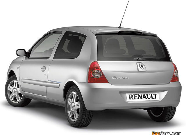 Renault Clio Campus 3-door 2006–09 images (640 x 480)