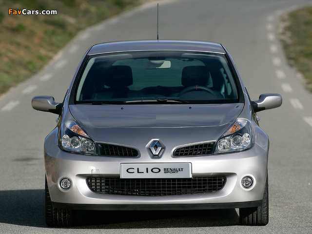 Renault Clio RS 2006–09 photos (640 x 480)