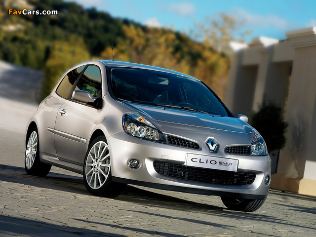 Renault Clio RS 2006–09 wallpapers (640 x 480)