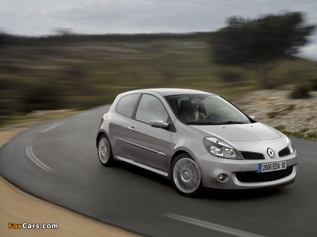 Renault Clio RS 2006–09 wallpapers (640 x 480)