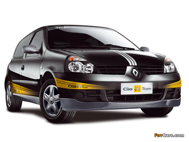 Renault Clio F1 Team 2007 images (640 x 480)