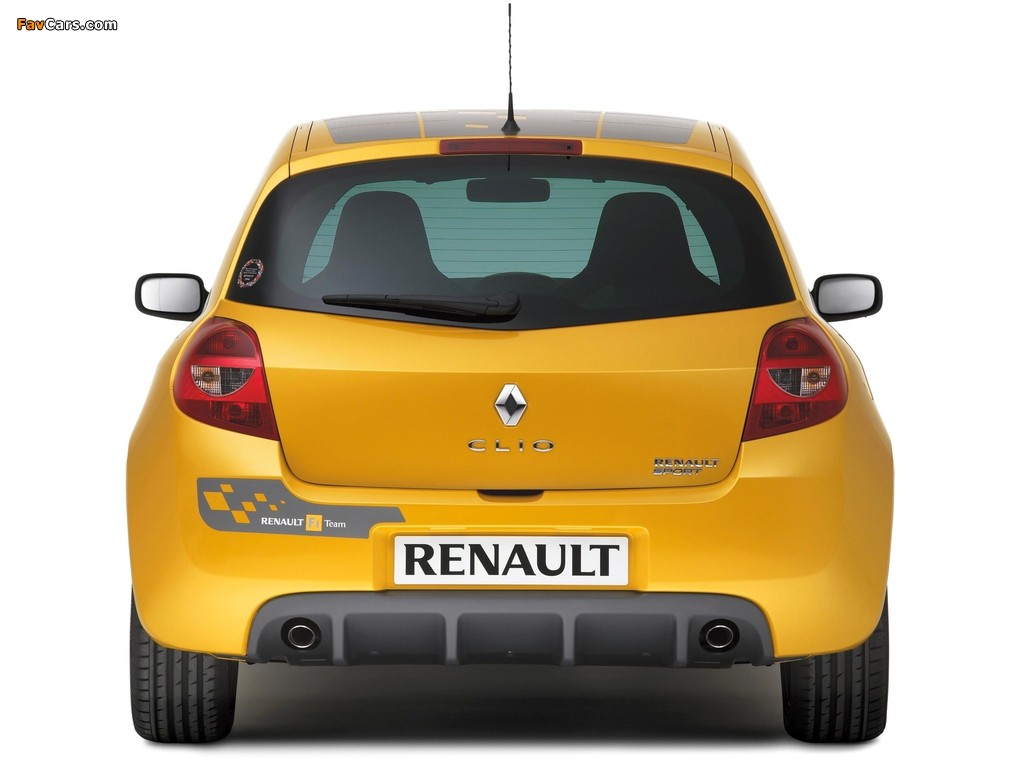 Renault Clio R.S. F1 Team R27 2007 photos (1024 x 768)