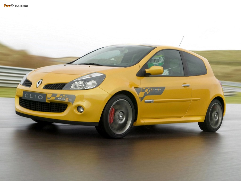 Renault Clio R.S. F1 Team R27 2007 photos (1024 x 768)