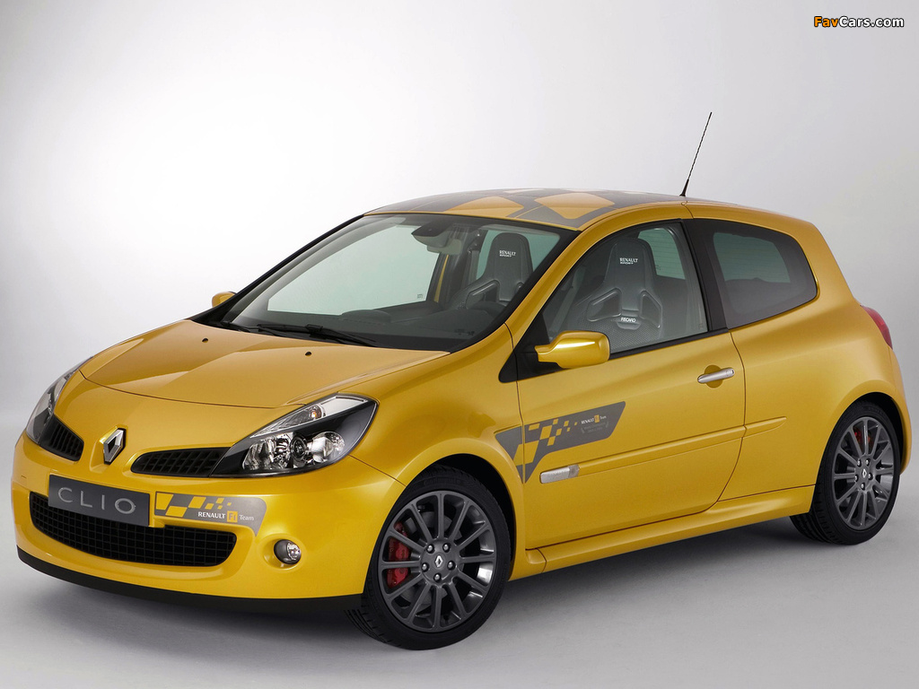 Renault Clio R.S. F1 Team R27 2007 wallpapers (1024 x 768)