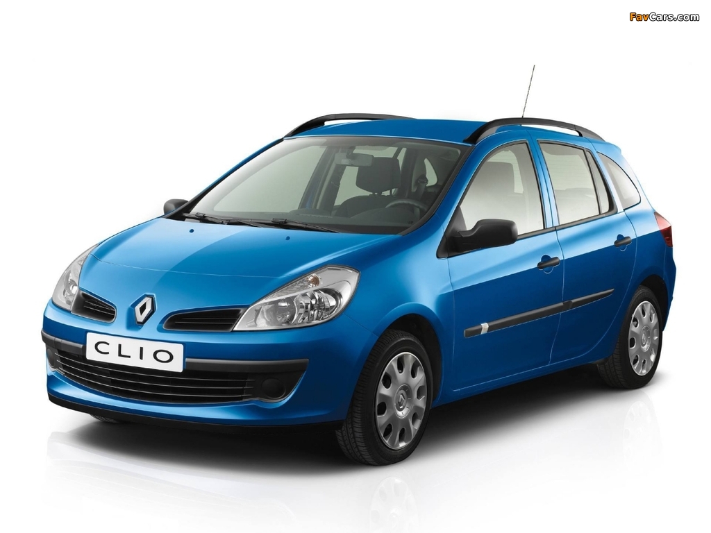 Renault Clio Sport Tourer 2008–09 images (1024 x 768)
