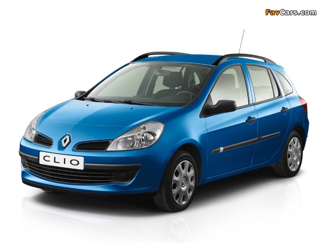 Renault Clio Sport Tourer 2008–09 images (640 x 480)