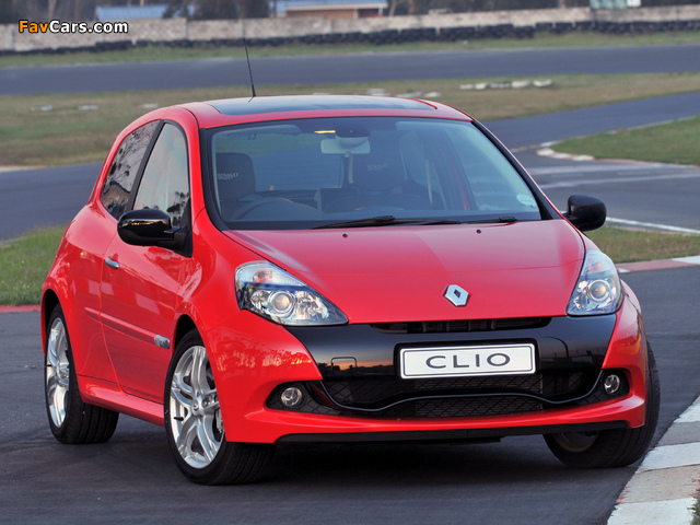 Renault Clio R.S. ZA-spec 2009–12 pictures (640 x 480)