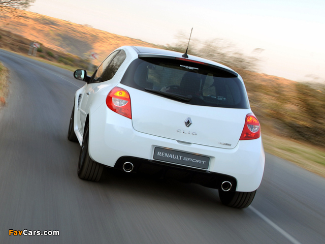 Renault Clio R.S. 20th Limited Edition ZA-spec 2010 images (640 x 480)