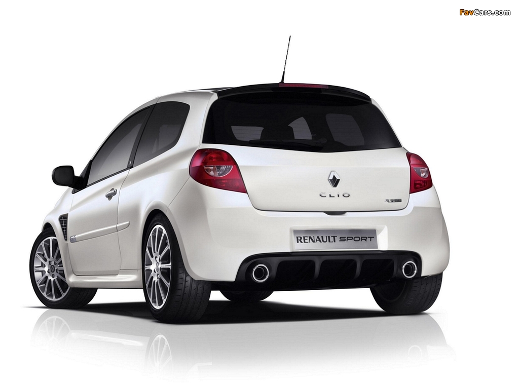 Renault Clio R.S. 20th Limited Edition 2010 wallpapers (1024 x 768)