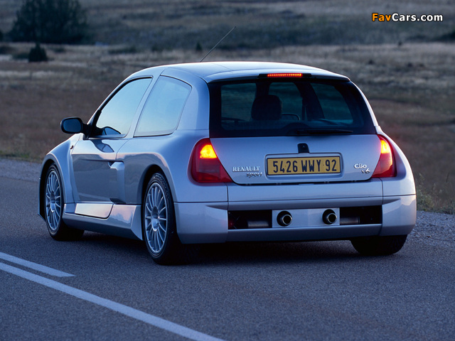 Renault Clio V6 Sport 1999–2001 wallpapers (640 x 480)